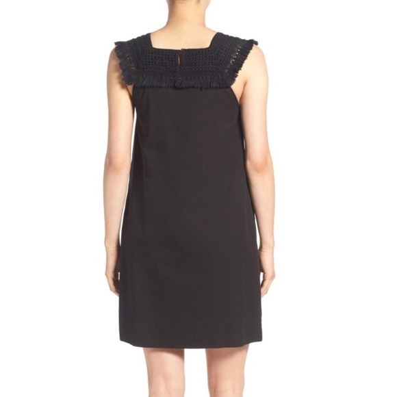 Madewell Sundream Fringe Shift Dress Crochet Size 4 tribal boho bohemian - Picture 3 of 12